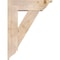 Ekena Millwork Traditional Traditional Smooth Bracket w/ Offset Brace, Douglas Fir, 7 1/2"W x 24"D x 32"H BKT0806X24X32TRA01SDF - alternate 4